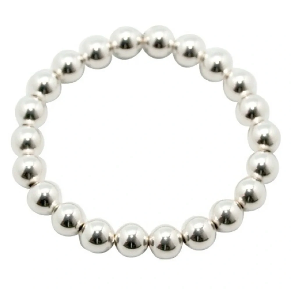 Metallic Beaded Band Ring